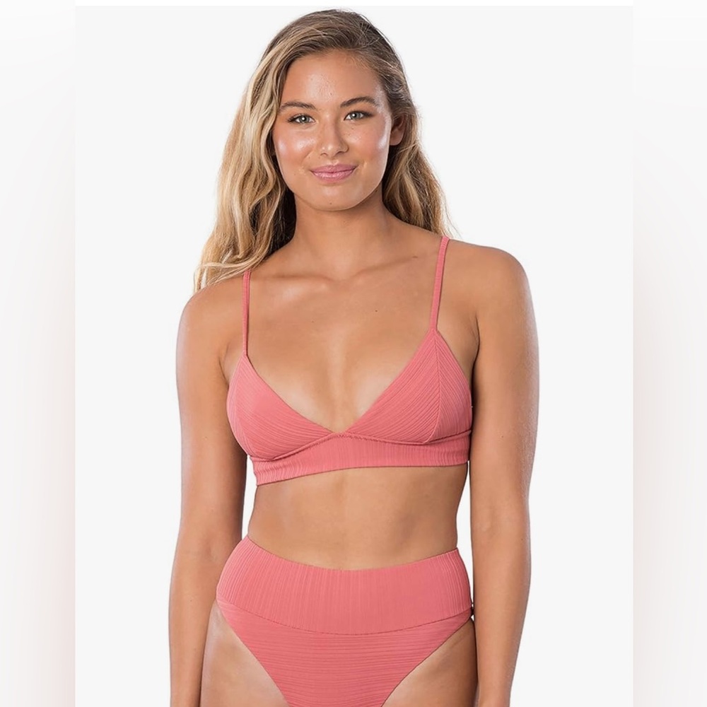 Rip Curl Women's Standard Premium Surf Fixed Tri Bikini Top - Large